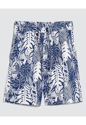 Ropa De Playa Para Hombre Pantaloneta De Baño Corta Color Azul Marca Ostu #60270042