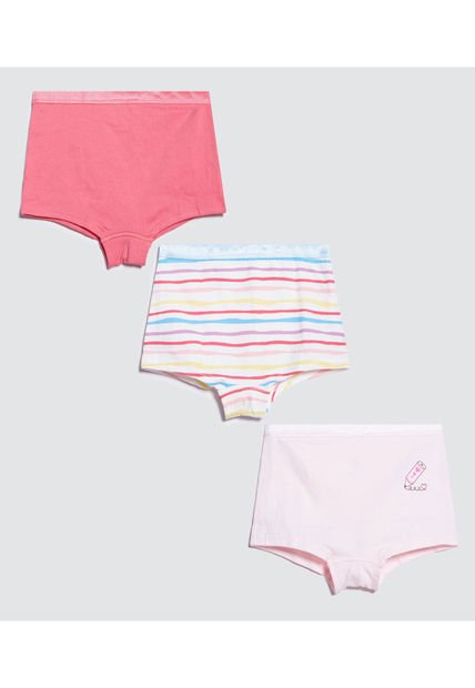 Boxer Para Niña  Color Pack X Marca Ostu #90180050