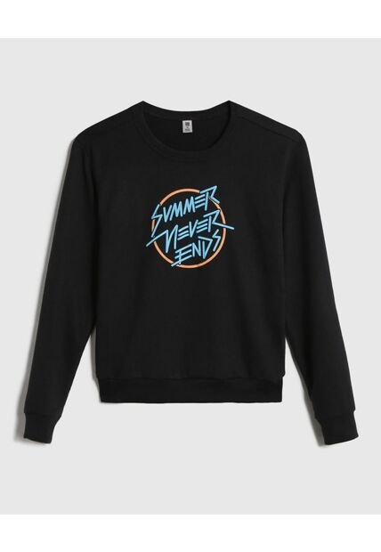 Buzo Para Niño Cuello Redondo Color Negro Marca Ostu #80060125