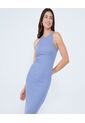 Vestido Para Mujer M/Sisa Largo Color Azul  Marca Ostu #40170301 de Ostu