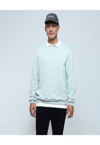 Buzo Para Hombre Cuello Redondo Color Verde  Marca Ostu #60060376 Ostu