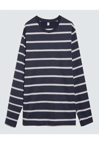 Camiseta Para Hombre Manga Larga Color Azul  Marca Ostu #60091234 Ostu