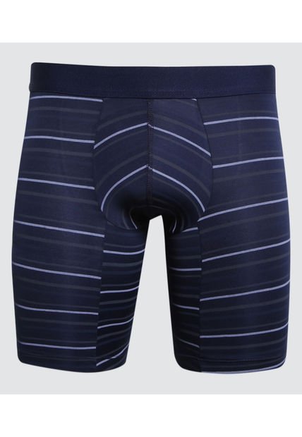 Boxer Para Hombre Filete Medio Microfibra Color Azul  Marca Ostu #60000418