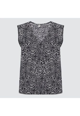 Blusa Para Mujer Manga Sisa Color Negro Marca Ostu #40120936 Ostu