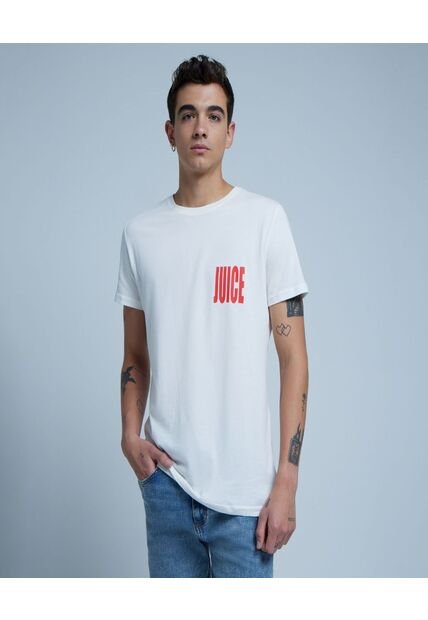 Camiseta Para Hombre Manga Corta Color Beige Marca Ostu #60091210