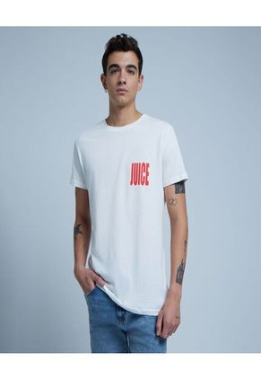 Camiseta Para Hombre Manga Corta Color Beige Marca Ostu #60091210