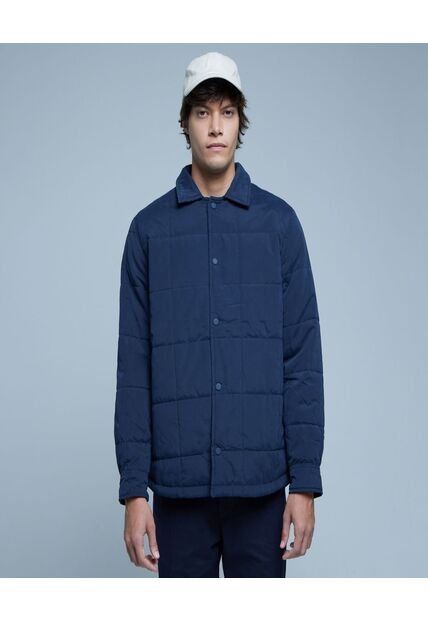 Chaqueta Para Hombre Acolchada Color Azul  Marca Ostu #60080132