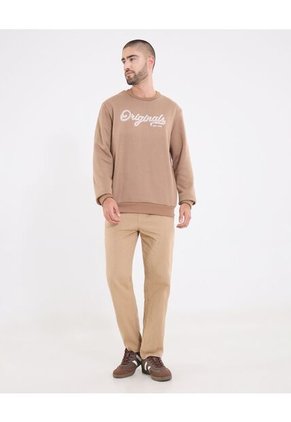 Pantalón Para Hombre Chino Color Beige Marca Ostu #60070496