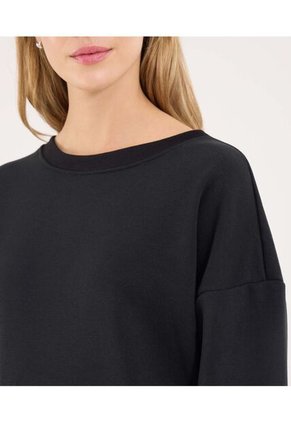 Buzo Para Mujer Cuello Redondo Color Negro Marca Ostu #40060433