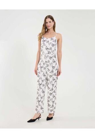 Enterizo Para Mujer Manga Sisa Color Crudo Marca Ostu #40320128 Ostu