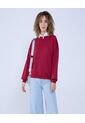 Buzo Para Mujer Cuello Redondo Color Vino Marca Ostu #40060340 de Ostu
