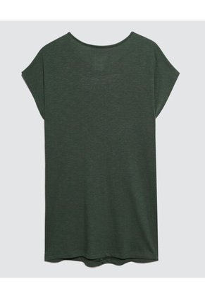 Camiseta Para Mujer Manga Corta Color Verde  Marca Ostu #40092035