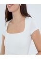 Body Para Mujer Manga Corta Color Crema Marca Ostu #40200177 de Ostu