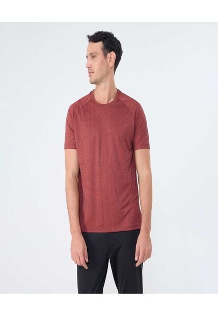 Camiseta Para Hombre Manga Corta Color Naranja Marca Ostu #60091489