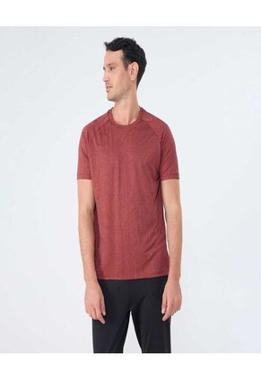 Camiseta Para Hombre Manga Corta Color Naranja Marca Ostu #60091489