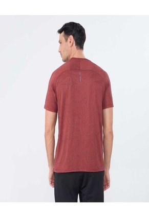 Camiseta Para Hombre Manga Corta Color Naranja Marca Ostu #60091489