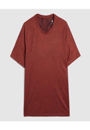 Camiseta Para Hombre Manga Corta Color Naranja Marca Ostu #60091489