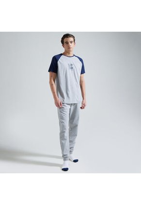 Camiseta Hombre Ostu M/C Gris Poliéster 60091085-1258