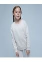 Buzo Para Niña Cuello Redondo Color Beige Marca Ostu #90060108 de Ostu