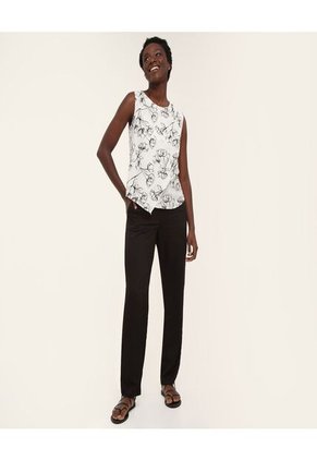 Blusa Para Mujer Manga Sisa Color Blanco Marca Ostu #40120731