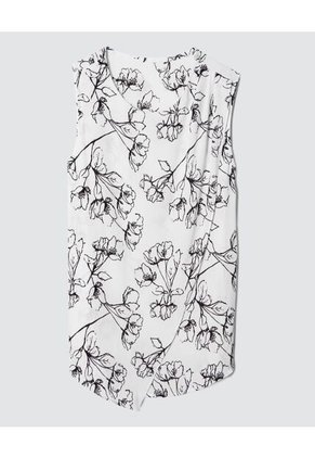 Blusa Para Mujer Manga Sisa Color Blanco Marca Ostu #40120731