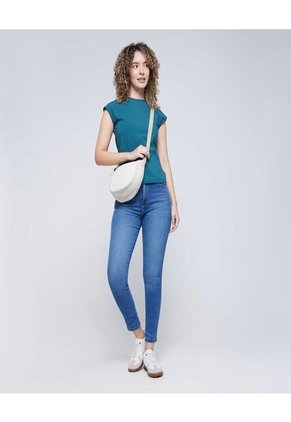 Camiseta Para Mujer Manga Corta Color Verde  Marca Ostu #40092146