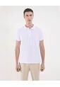 Polo Para Hombre Cuello Tejido Sin Bolsillo Color Blanco Marca Ostu #60110580 de Ostu
