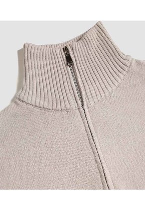 Saco Para Mujer Cuello Alto O Cuello Tortuga Color Gris  Marca Ostu #40330081
