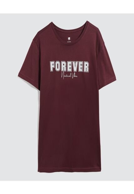 Camiseta Para Hombre Manga Corta Color Vino Marca Ostu #60091327