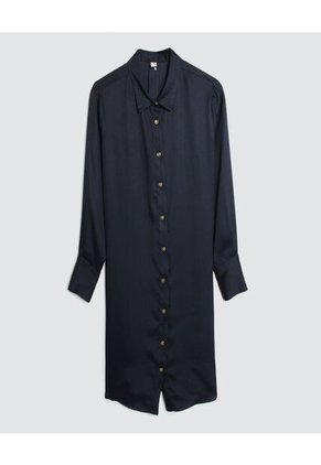 Vestido Para Mujer Manga Larga Color Azul  Marca Ostu #40170252