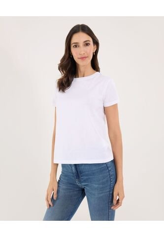 Camiseta Para Mujer Manga Corta Color Blanco Marca Ostu #40092193 Ostu