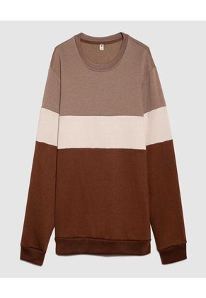 Buzo Para Hombre Cuello Redondo Color Café  Marca Ostu #60060435