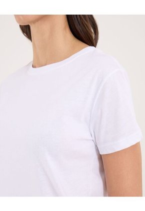 Camiseta Para Mujer Manga Corta Color Blanco Marca Ostu #40092193