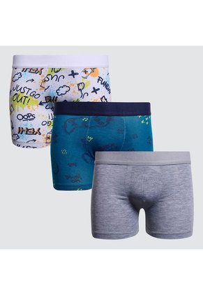 Boxer Para Niño Filete Color Pack X Marca Ostu #80000066