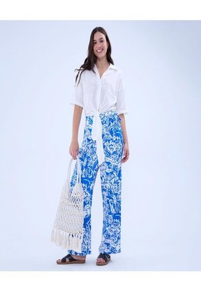 Blusa Para Mujer Manga Corta Color Crudo Marca Ostu #40121092