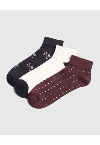 Medias Para Hombre Tobillera Color Negro Marca Ostu #60980313 Ostu