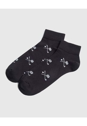 Medias Para Hombre Tobillera Color Negro Marca Ostu #60980313