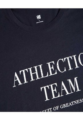 Camiseta Para Hombre Manga Corta Color Azul Oscuro Marca Ostu #60091555