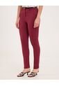 Pantalón Para Mujer Chino Color Vino Marca Ostu #40070801 de Ostu