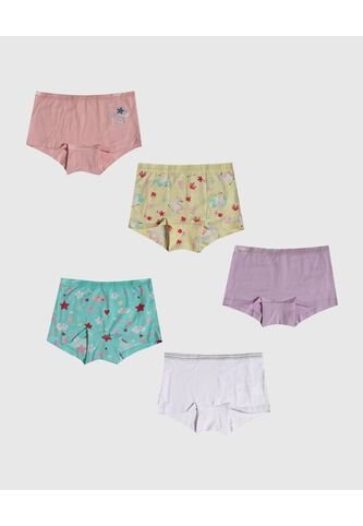 Boxer Para Niña  Color Pack X Marca Ostu #90180063 Ostu