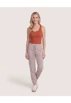 Body Manga Sisa Con Botones Frontales  Para Mujer Terracota Ostu