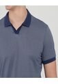 Polo Para Hombre Cuello Tejido Sin Bolsillo Color Azul  Marca Ostu #60110567 de Ostu