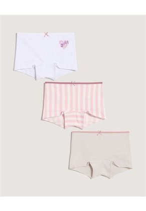 Ropa Interior Infantil Niña Boxer Color Negro Marca Ostu #90180098