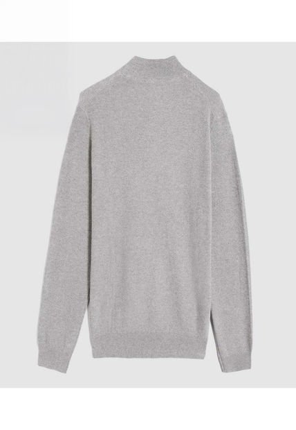 Saco Para Hombre Cuello Alto O Cuello Tortuga Color Gris  Marca Ostu #60330037