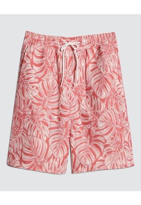 Ropa De Playa Para Hombre Pantaloneta De Baño Corta Color Rosado Marca Ostu #60270031