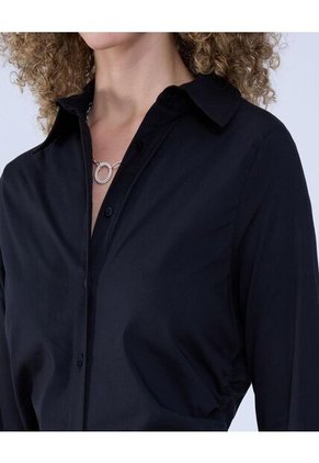 Camisa Para Mujer Manga Larga Color Negro Marca Ostu #40010278