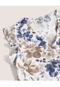 Blusa  Para Mujer Manga Corta Color Café Marca Ostu #40121282 de Ostu