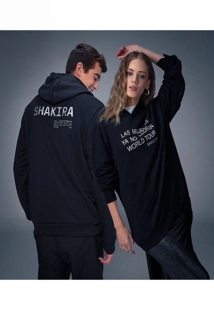 Buzo Para Mujer Hoodie Color Negro Marca Ostu #40060489
