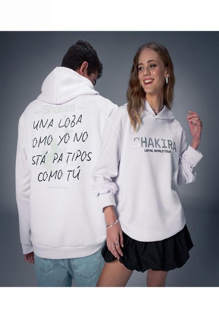 Buzo Para Mujer Hoodie Color Blanco Marca Ostu #40060490