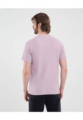 Camiseta Para Hombre Manga Corta Cuello Redondo Color Rosa Marca Ostu #60091687